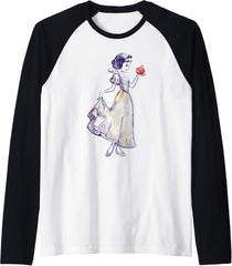 Disney Snow White Apple Sketch Raglan Baseball Tee