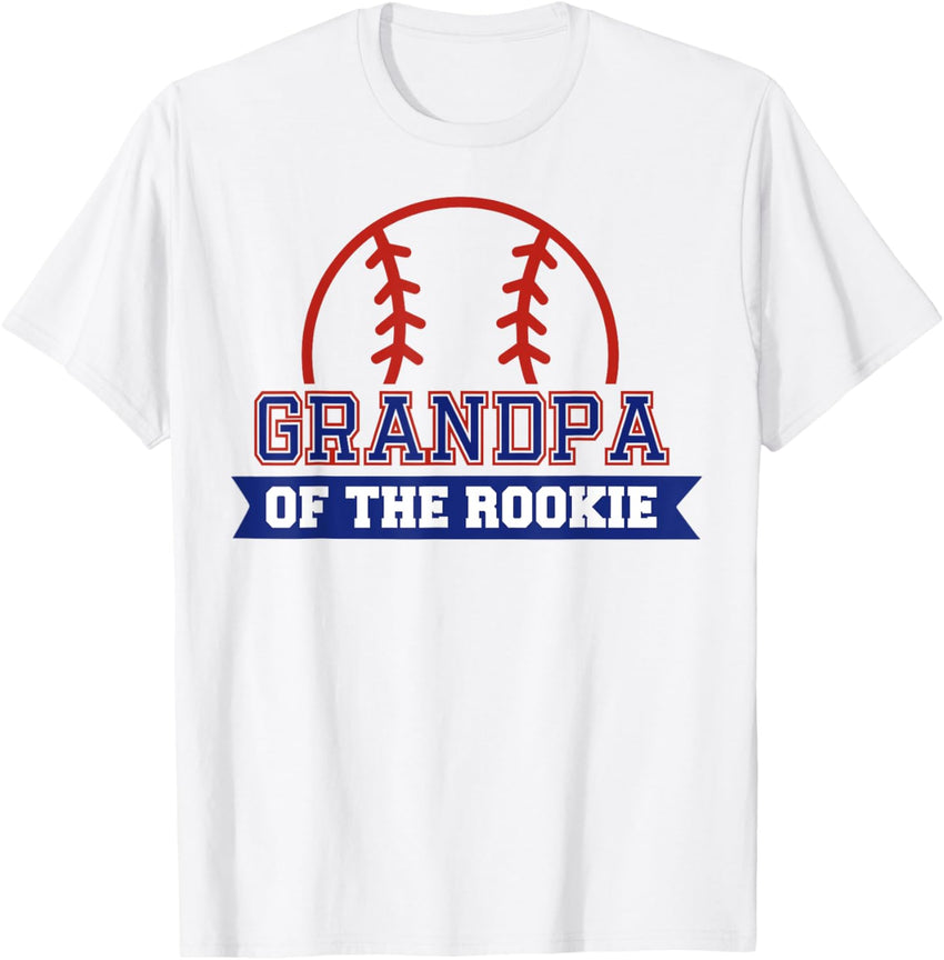 Grandpa of Rookie 1st Birthday Baseball Theme Matching Party
