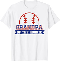 Grandpa of Rookie 1st Birthday Baseball Theme Matching Party