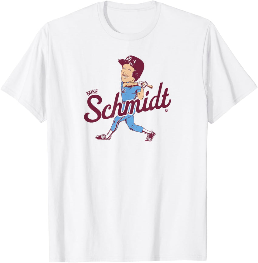 Mike Schmidt - Caricature - Philadelphia Baseball