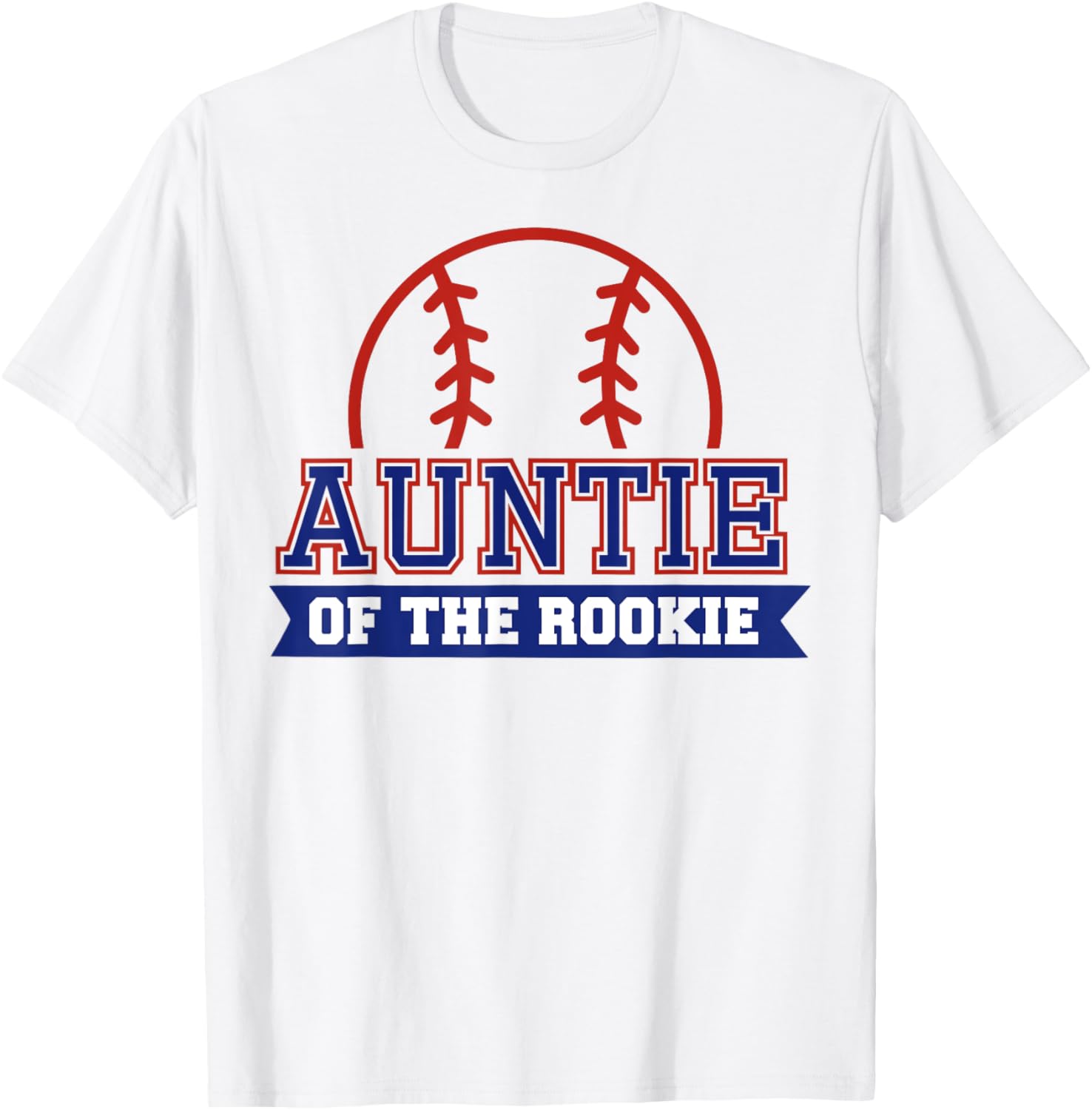 Auntie of Rookie 1st Birthday Baseball Theme Matching Party