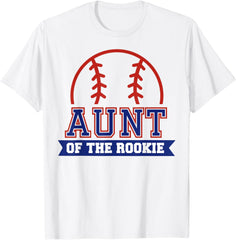 Aunt of Rookie 1st Birthday Baseball Theme Matching Party