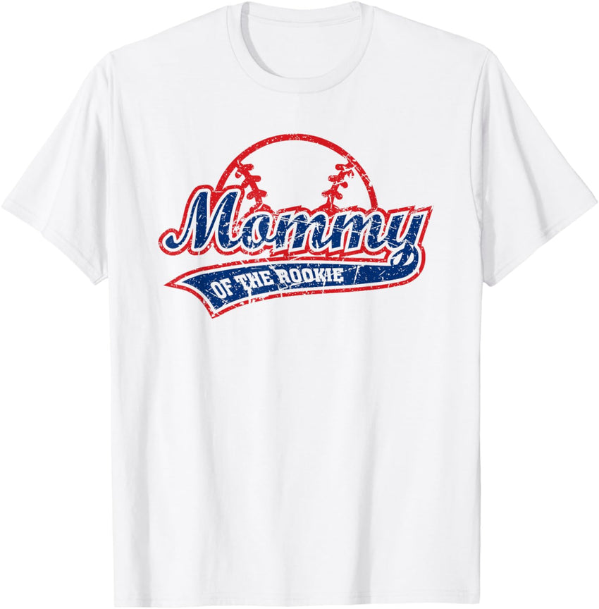Funny Vintage Baseball Mommy of the Rookie