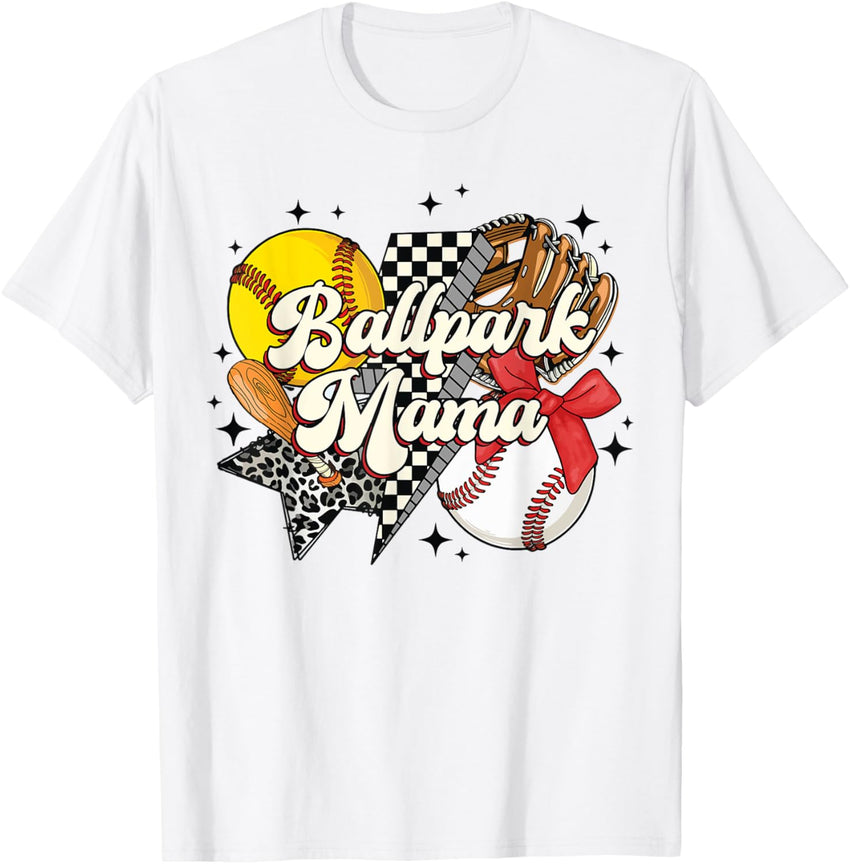 Ball Park Mama. Baseball Softball Mother'S Day Mom
