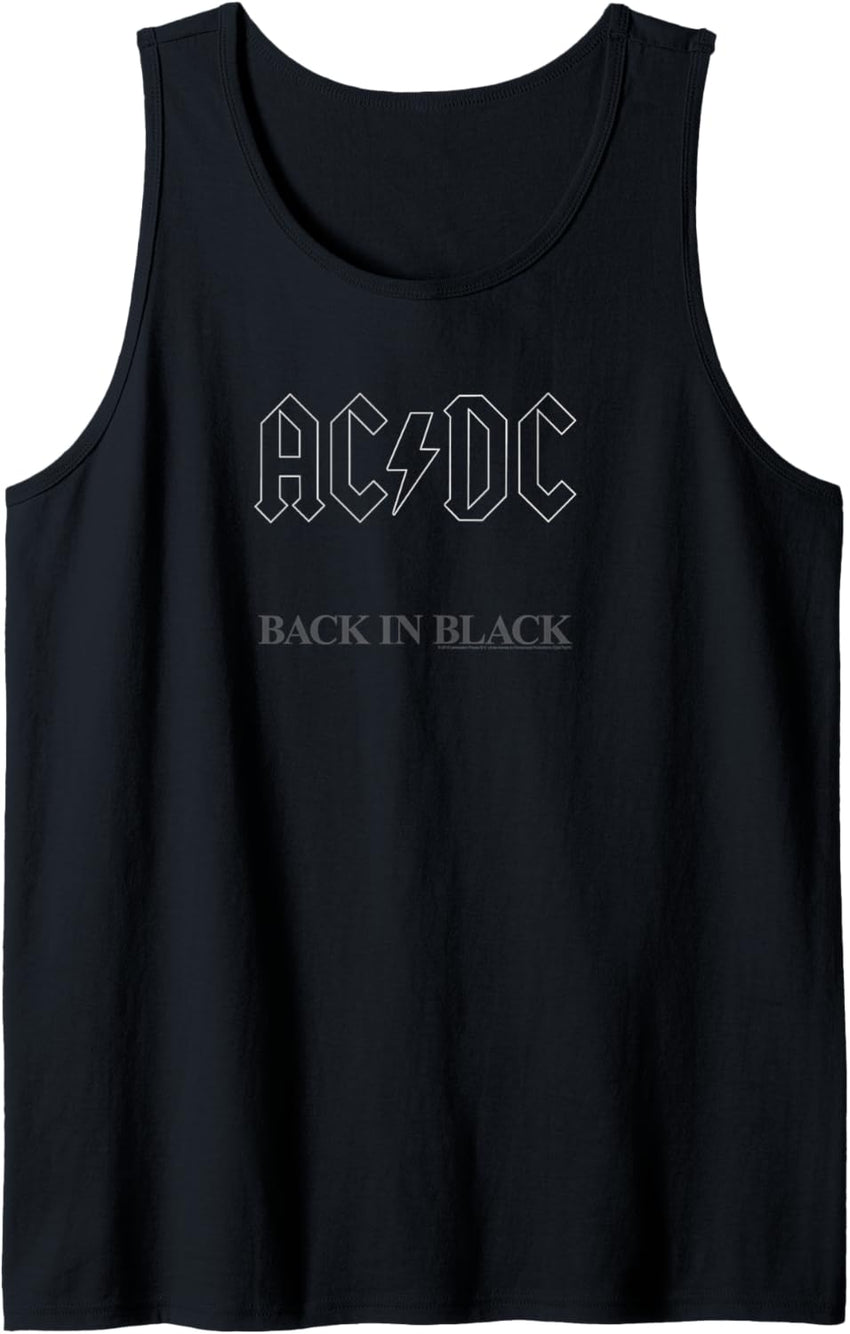 AC\/DC - Back in Black Album Artwork Tank Top