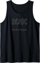 AC\/DC - Back in Black Album Artwork Tank Top