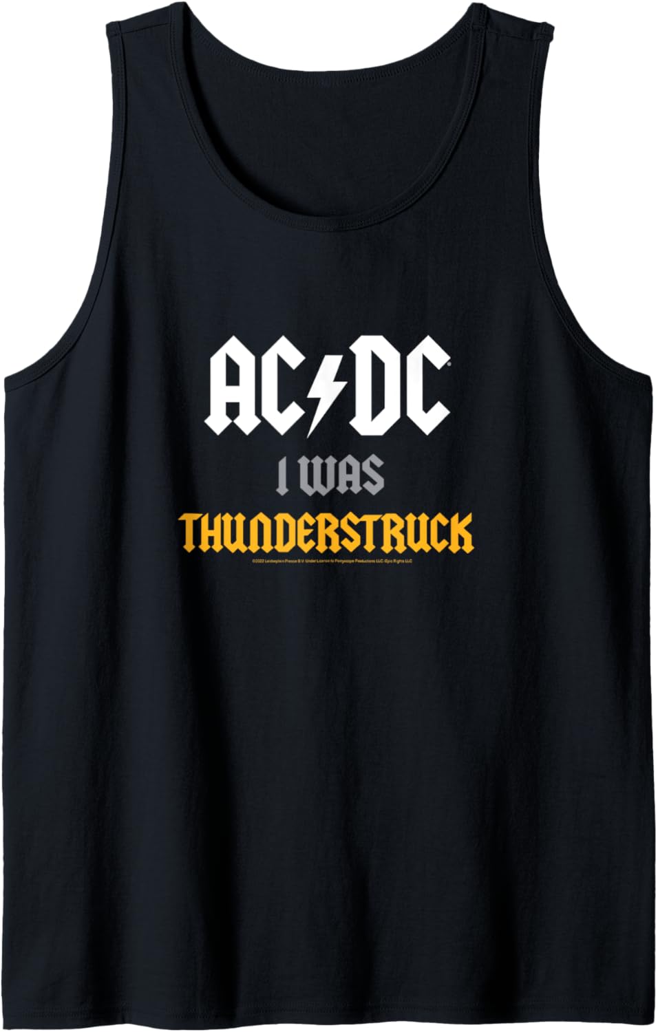 ACDC - I Was Thunderstruck Tank Top