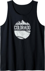Colorado Baseball Rocky Mountain group Tank Top