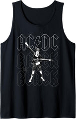 AC\/DC Back in Black Angus Young Photo by Michael Putland Tank Top