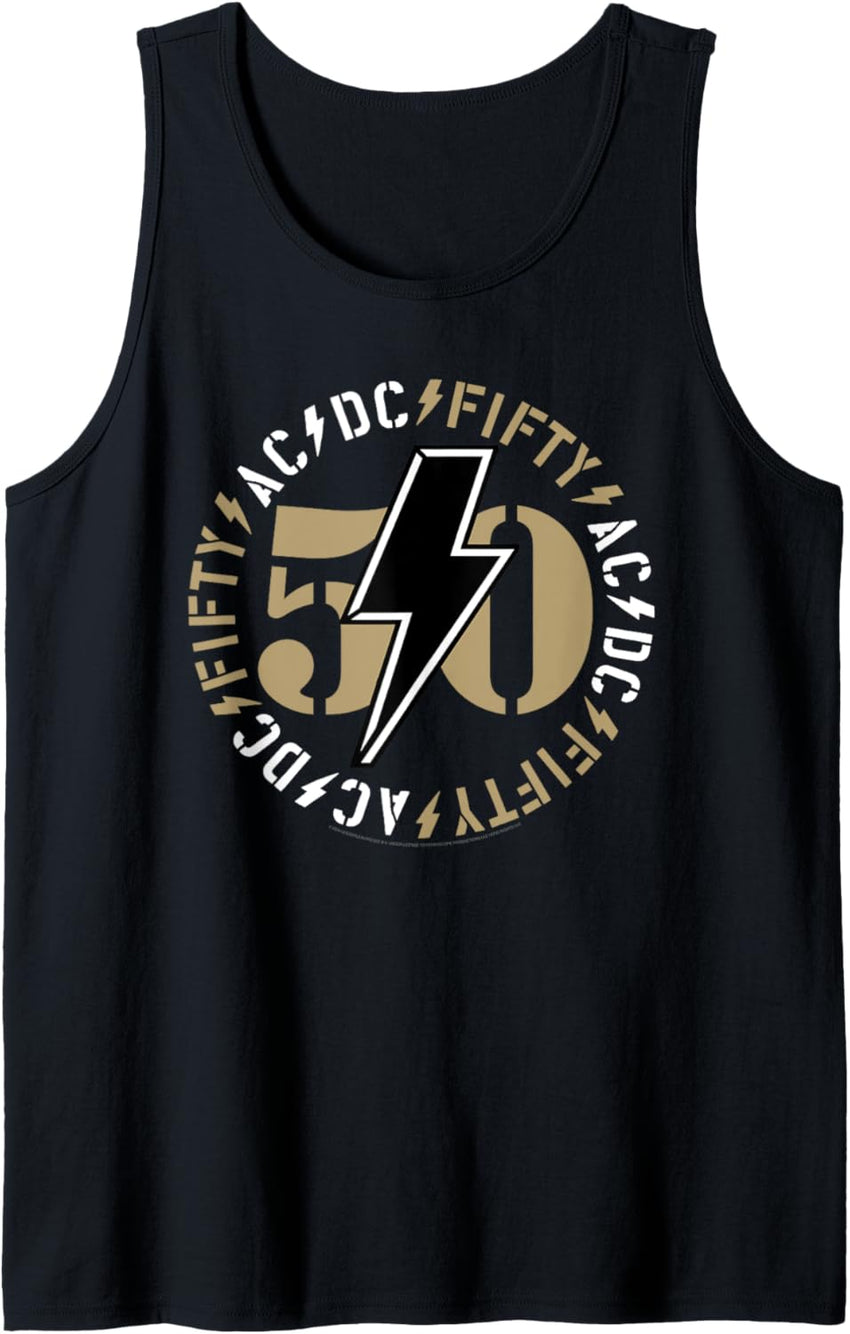 AC\/DC - 50 Years Bolt Tank Top