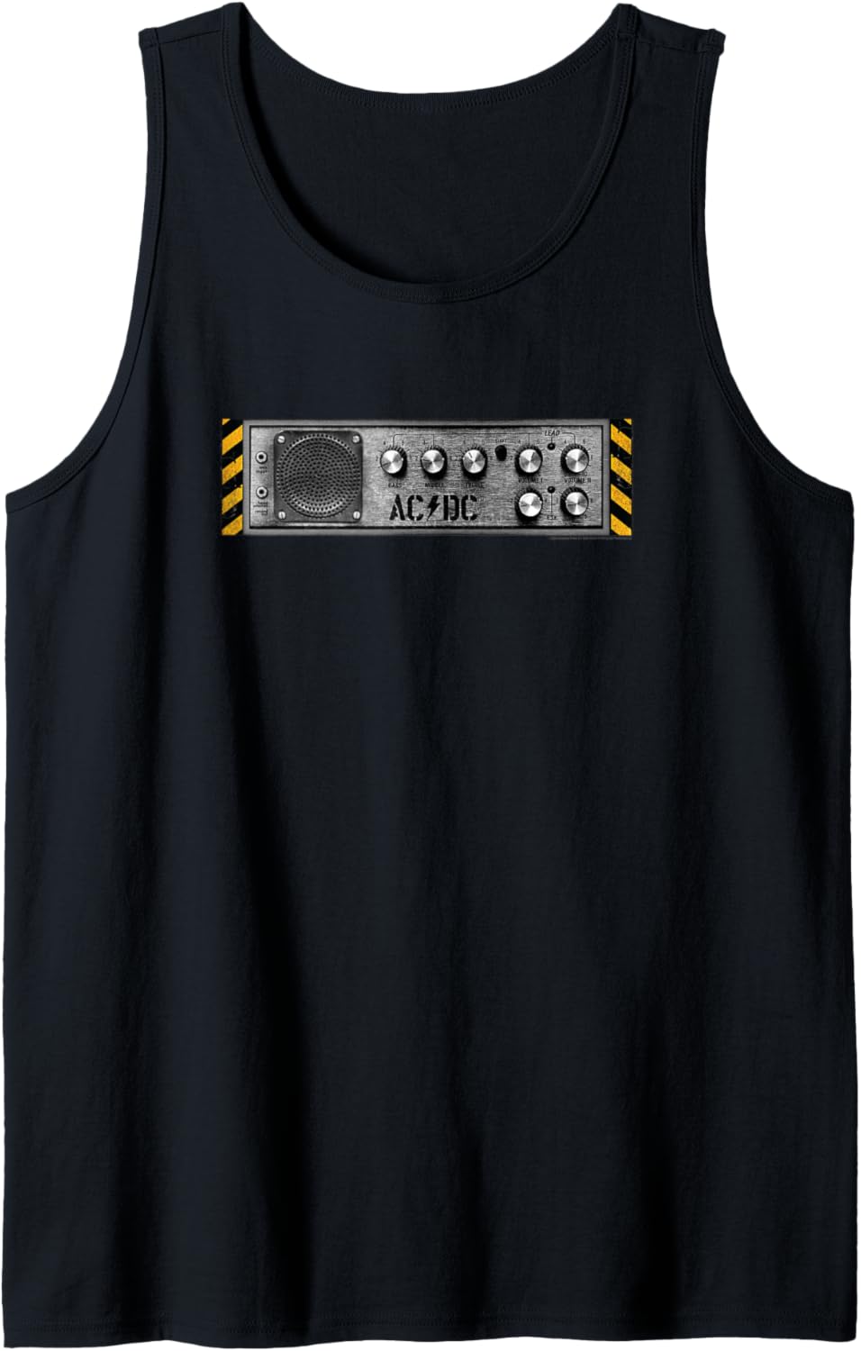 AC\/DC PWR UP Knobs and Speaker Tank Top