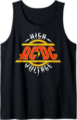 AC\/DC - High Voltage Red Logo Tank Top