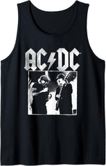 AC\/DC Angus and Brian Distressed Photo Tank Top