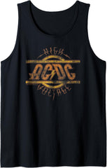AC\/DC Rock Music Band High Voltage Tank Top
