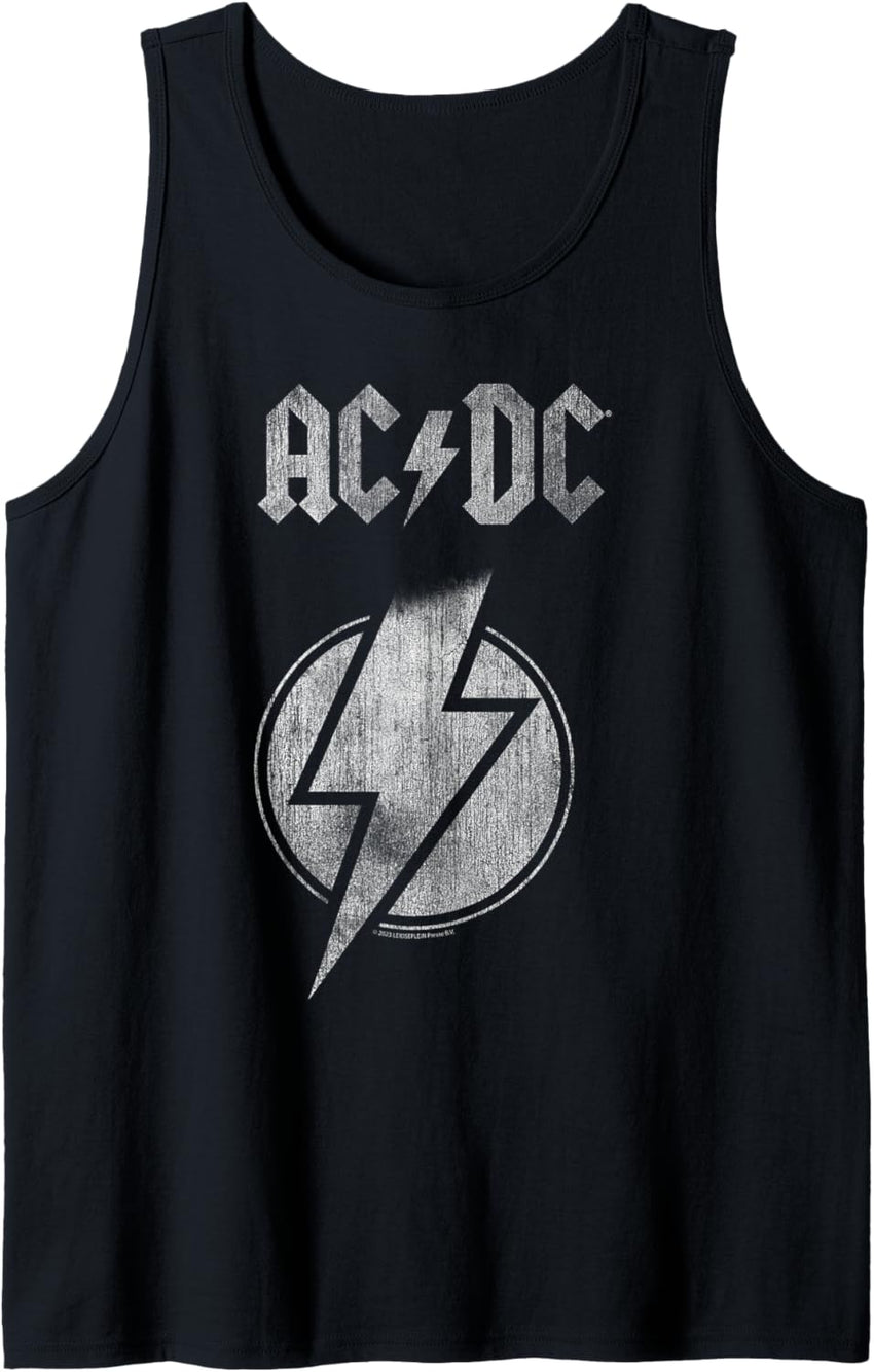 AC\/DC Rock Music Band Ligtning Bolt Tank Top