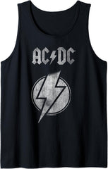 AC\/DC Rock Music Band Ligtning Bolt Tank Top