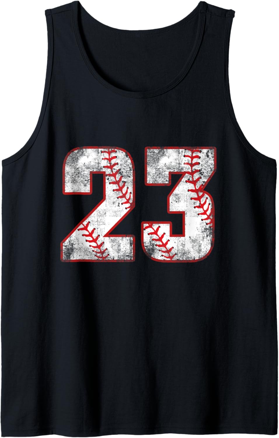 Vintage Baseball 23 Jersey Number Tank Top
