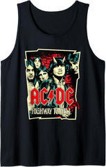 AC\/DC Highway To Hell Illustration Tank Top