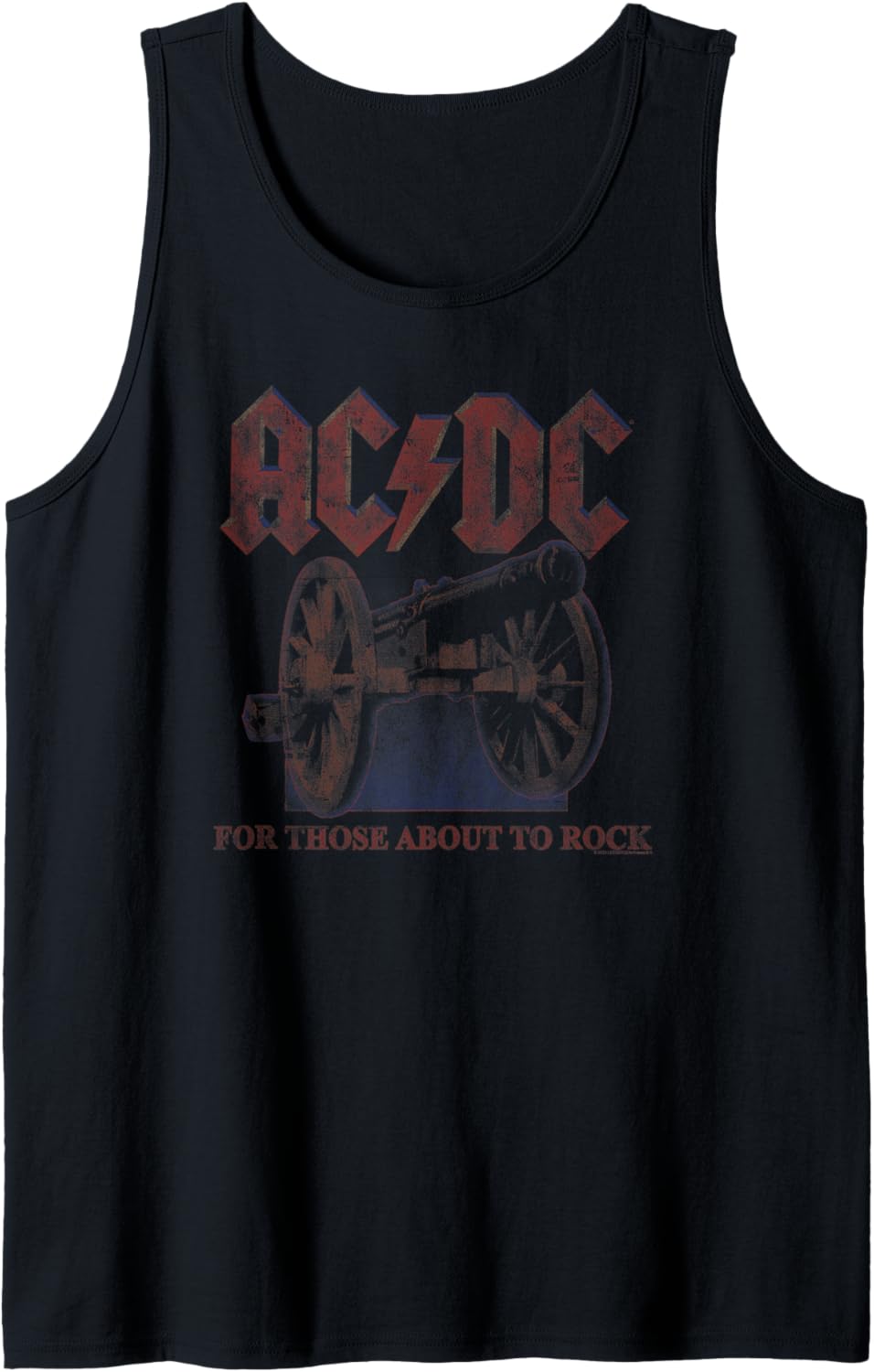 ACDC For Those About To Rock Canon Rock Music Band Tank Top