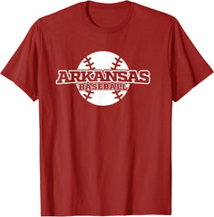 Arkansas Baseball Block Font