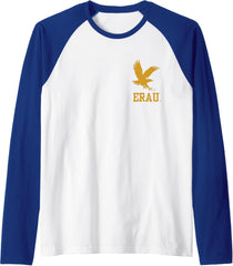 Embry Riddle Eagles | Official NCAA University | OCEMBJ01 Raglan Baseball Tee