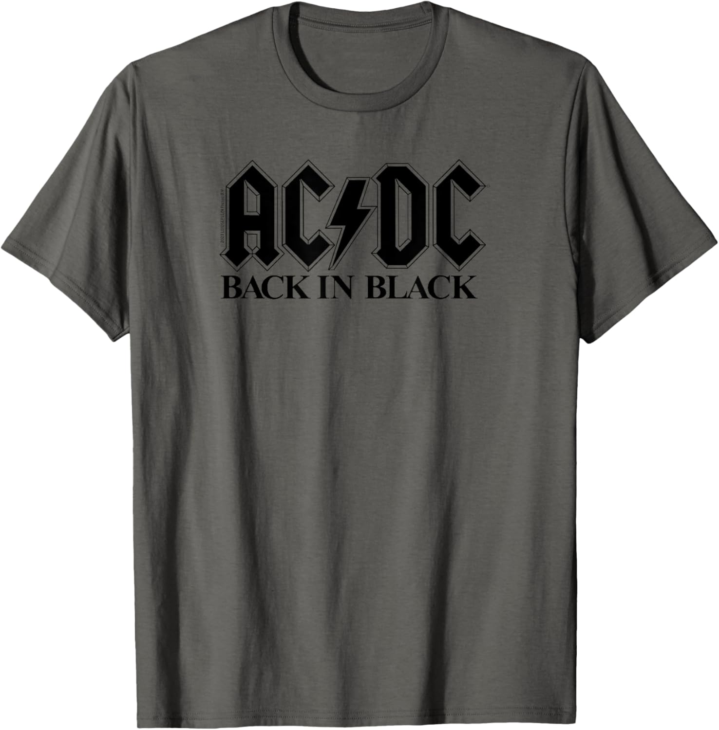 AC\/DC Rock Music Band Back In Black Logo