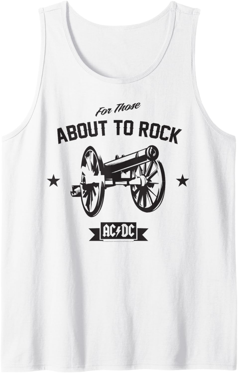 AC\/DC - For Those About To Rock Cannon Tank Top
