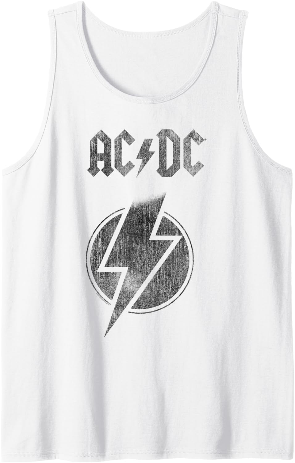 ACDC Lightning Bolt Light Rock Music Band Tank Top