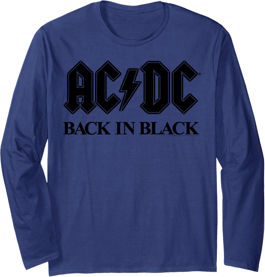 AC\/DC - Bold Black Long Sleeve