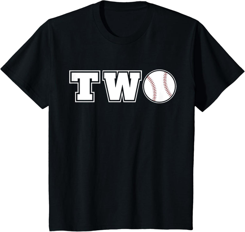 Kids Baseball 2nd Birthday Boy 2 Two Year Old Toddler