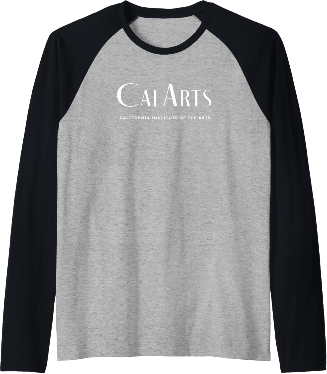 CalArts Art Deco Style College Raglan Baseball Tee