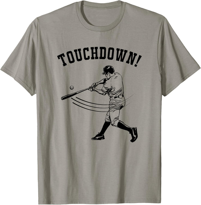 Touchdown Baseball T-Shirt - Funny Football Gift