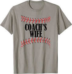 Baseball Coach's Wife Tshirt Coach Wife Tee Shirt