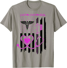CNA Shirt CNA Appreciation Week 2024 Gift USA Flag Design