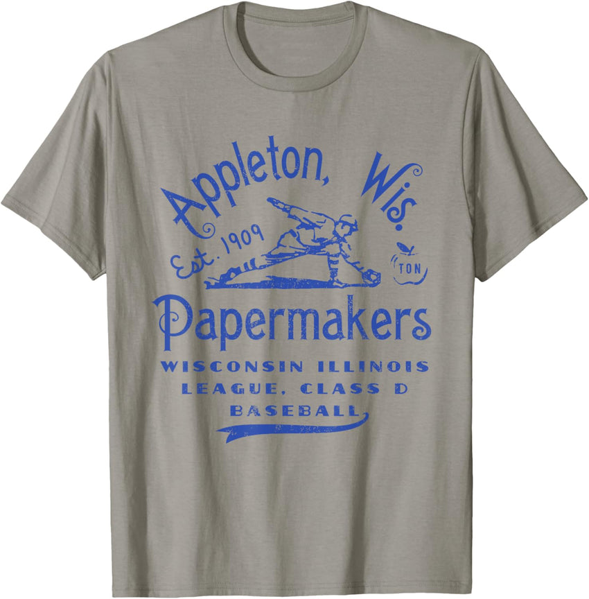 Appleton Papermakers Wisconsin Vintage Defunct Baseball