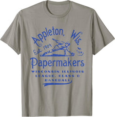 Appleton Papermakers Wisconsin Vintage Defunct Baseball