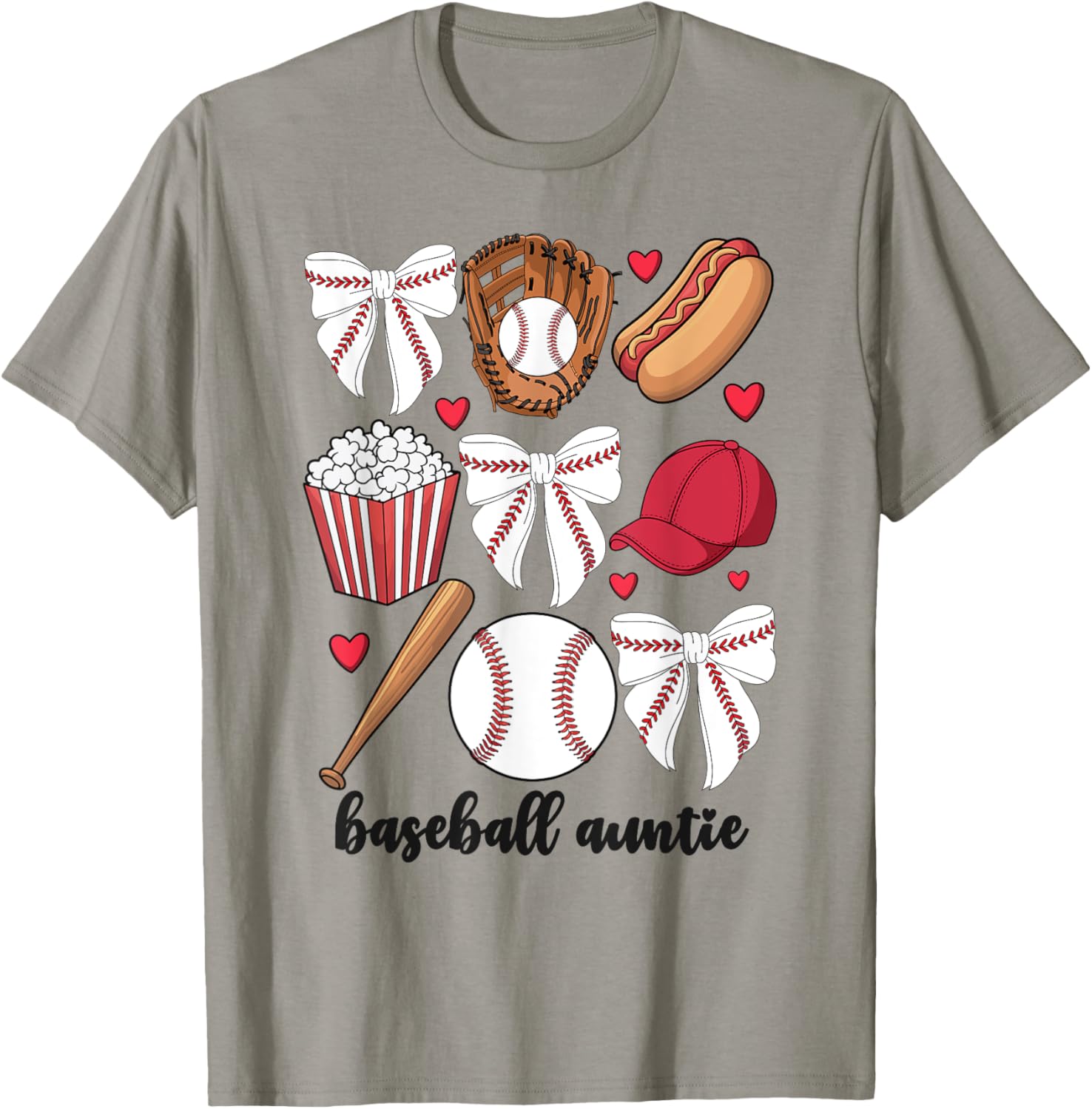 Baseball Auntie Coquette Bow For Women Nephew Baseball Aunt