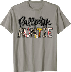 BallPark Auntie Softball Baseball Aunt Baller Mother's Day