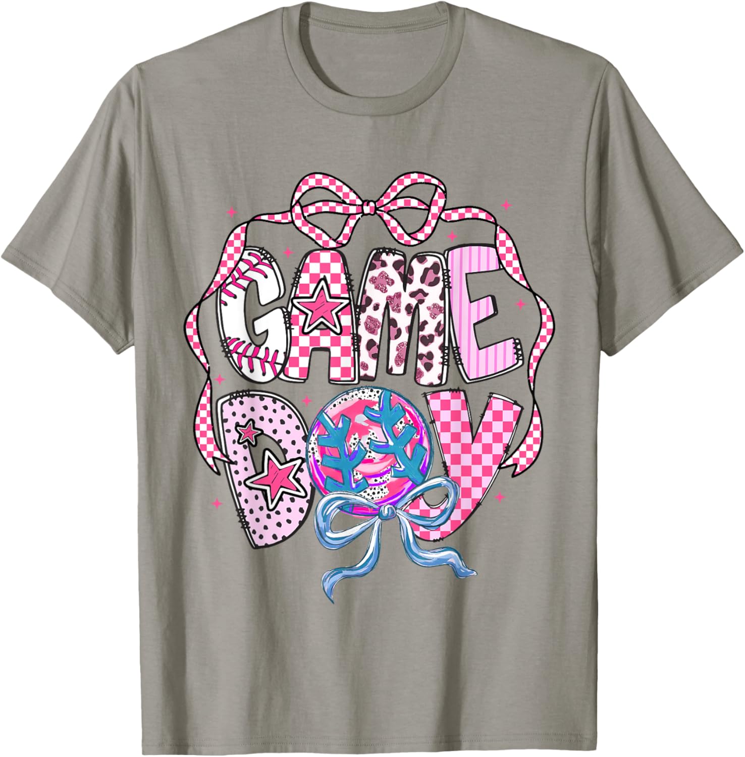 Baseball Coquette Bow Sport Game Day Baseball Mom Girl Kid