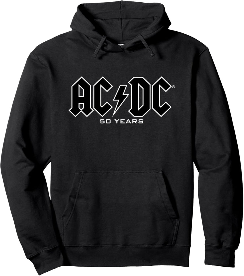 AC\/DC - History of Logos 50 Years Pullover Hoodie