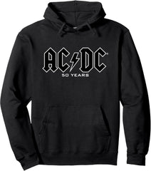 AC\/DC - History of Logos 50 Years Pullover Hoodie