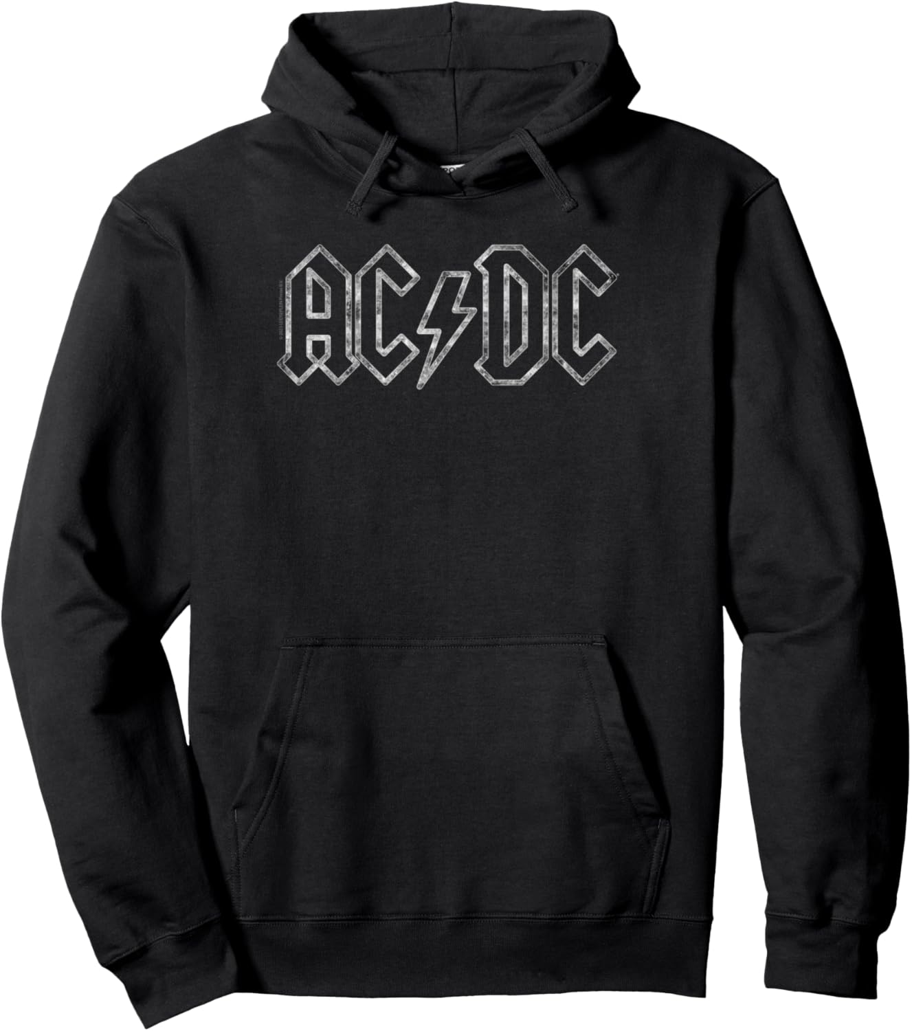 AC\/DC Rock Music Band Jagged Logo Pullover Hoodie