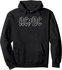 AC\/DC Rock Music Band Jagged Logo Pullover Hoodie