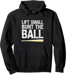 Baseball Batting Practice Wisdom Lift Small Bunt The Ball Pullover Hoodie
