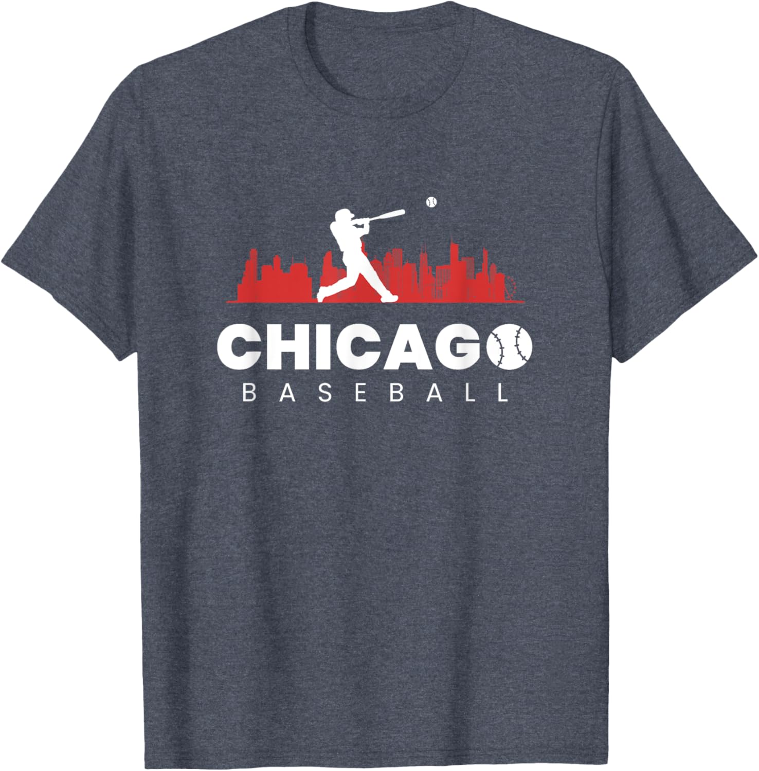 Chicago Baseball Vintage Minimalist Retro Baseball Lover