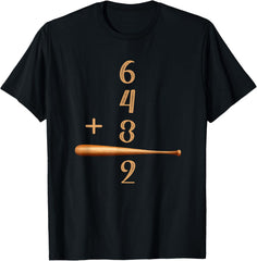 6+4+3=2 Double Play Baseball Player Baseball Saying