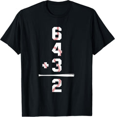 6+4+3 2 Baseball Double Play Baseball Player Gifts Funny