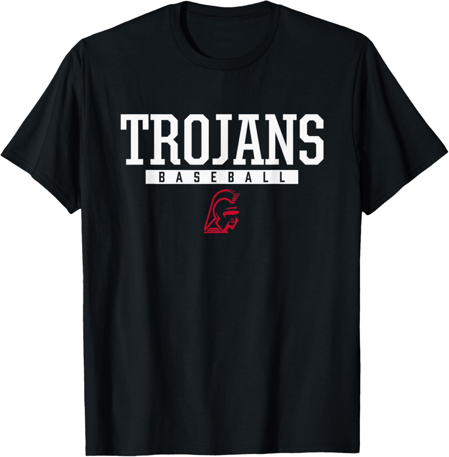 Center Grove Trojans Logo Baseball HS