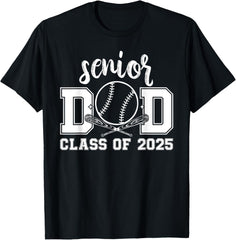Senior Dad Baseball 2025 Class Of 2025 Proud Dad of Graduate