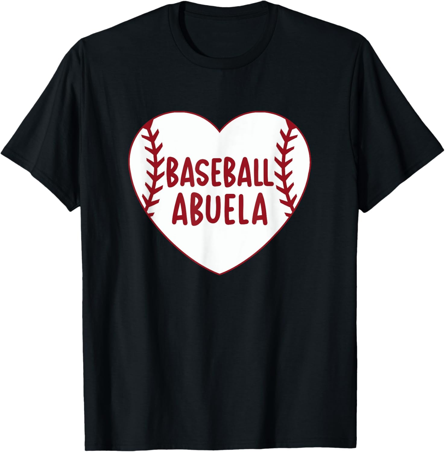 Baseball Abuela Retro Heart Baseball Grandma Mother's Day